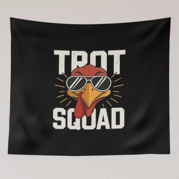 Item preview, Trot Squad Turkey | Funny Thanksgiving Cool Turkey Design designed and sold by sssweetness.