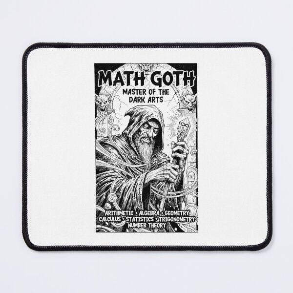 Item preview, Math Goth Funny Mathematics Lover Vintage Comic Teacher designed and sold by GrandeDuc.