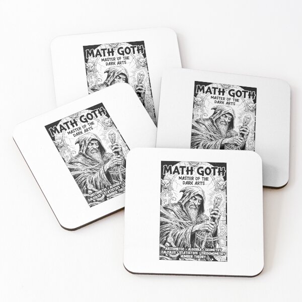 Item preview, Math Goth Funny Mathematics Lover Vintage Comic Teacher designed and sold by GrandeDuc.