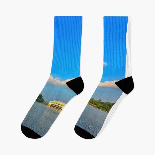 Item preview, Lakeside Building Columbia Sportswear Under Clear Blue Sky designed and sold by Giuliaclimb.
