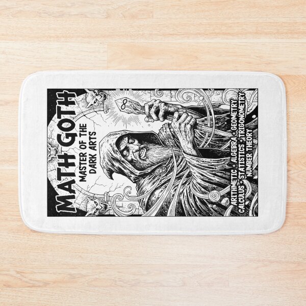 Item preview, Math Goth Funny Mathematics Lover Vintage Comic Teacher designed and sold by GrandeDuc.