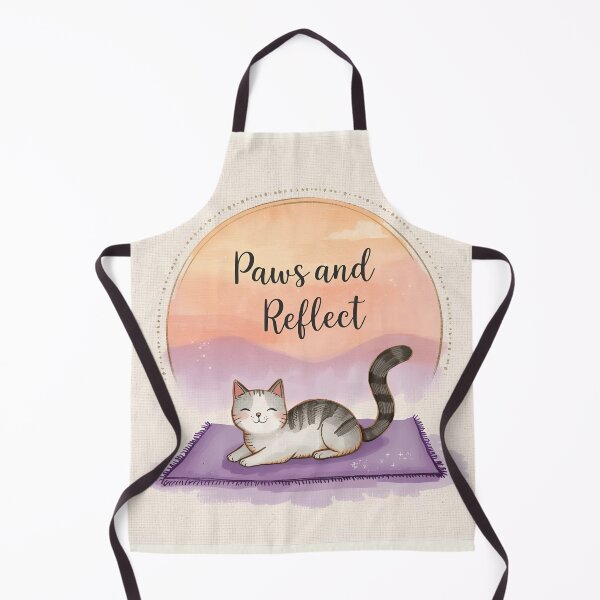 Item preview, Calm Kitty Meditation Art designed and sold by ChicTrendz.