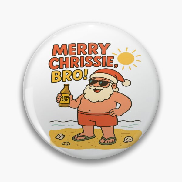 Item preview, Sunny New Zealand Christmas – Santa in Jandals and Shades designed and sold by Globalcitytees.