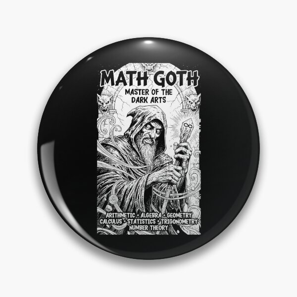 Item preview, Math Goth Funny Mathematics Lover Vintage Comic Teacher designed and sold by GrandeDuc.