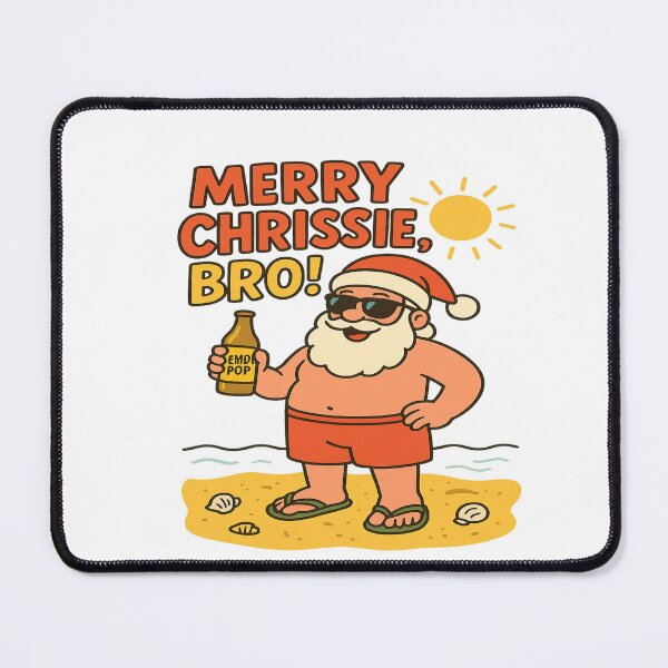 Item preview, Sunny New Zealand Christmas – Santa in Jandals and Shades designed and sold by Globalcitytees.