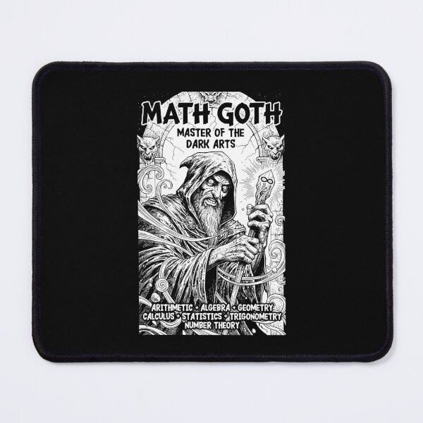 Item preview, Math Goth Funny Mathematics Lover Vintage Comic Teacher designed and sold by GrandeDuc.
