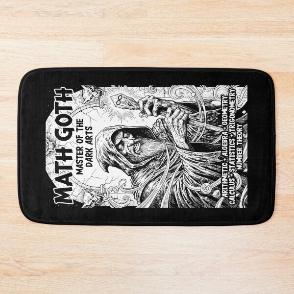 Item preview, Math Goth Funny Mathematics Lover Vintage Comic Teacher designed and sold by GrandeDuc.