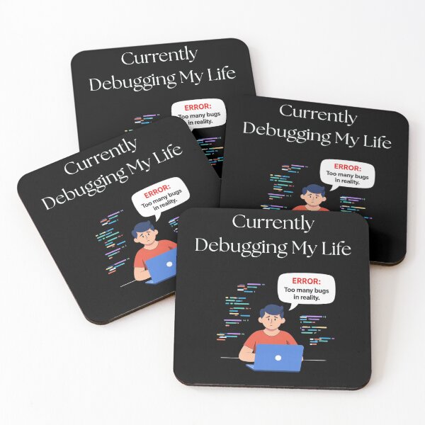 Item preview, Currently Debugging My Life designed and sold by Aetheriswork.