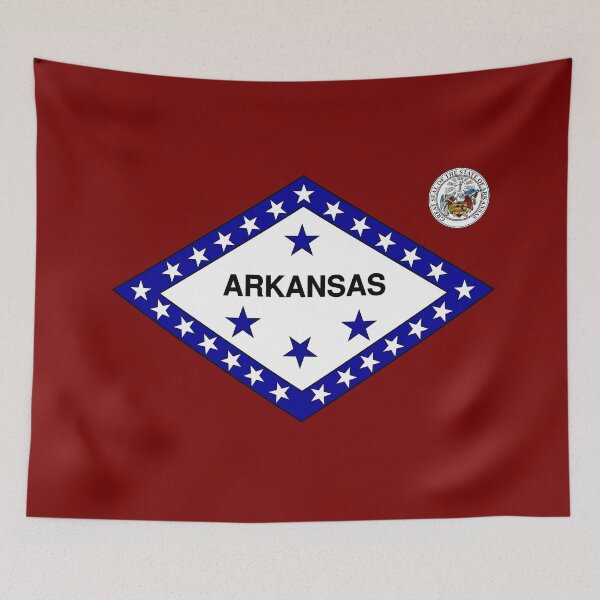 Item preview, Arkansas flag designed and sold by Pegasus00.