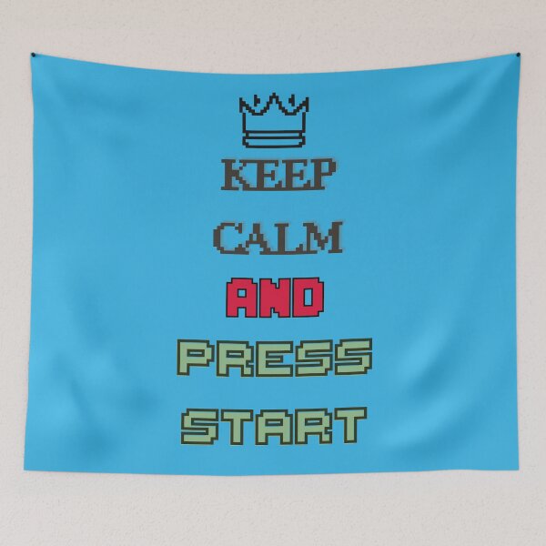 Item preview, Keep Calm and Press Start designed and sold by RonPaulHappyGamer.