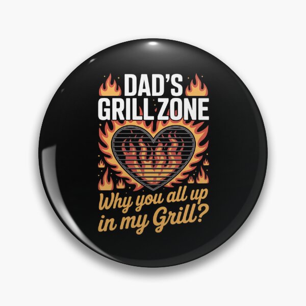 Item preview, Funny BBQ Grilling Dad Why You All Up in My Grill designed and sold by ticlitule.