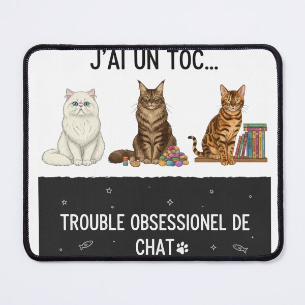 Item preview, I have OCD – Obsessive Cat Disorder designed and sold by PinkGothica.