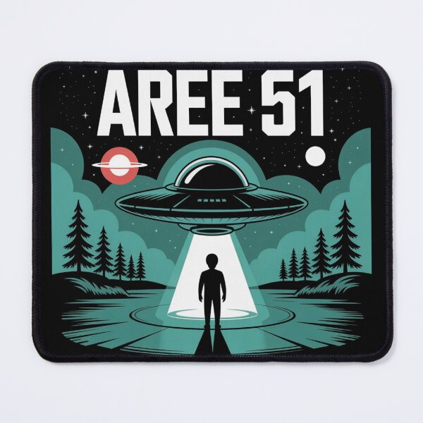 Item preview, Area 51 alien shirt designed and sold by DreamOnShirts.