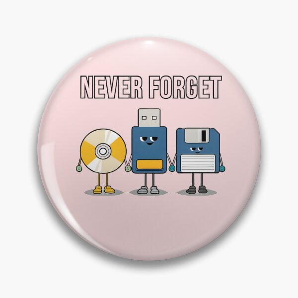 Item preview, Never forget - retro memory storage devices designed and sold by shmupod.