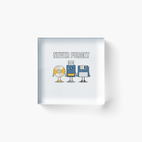 Item preview, Never forget - retro memory storage devices designed and sold by shmupod.