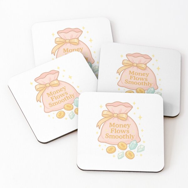 Item preview, Silken Fortune Pouch - Luxury Witch Money Charm Sticker | Kawaii Rich Girl Energy | Feminine Abundance Art | Money Sticker designed and sold by HerDreamCodes.
