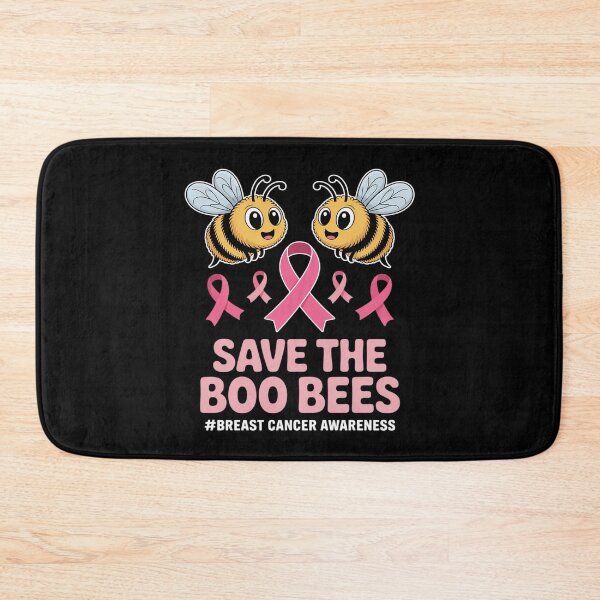 Item preview, Funny Bees Ghost Boo Breast Cancer Awareness Pink Ribbon designed and sold by ticlitule.