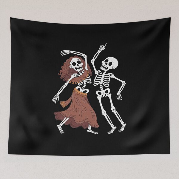 Item preview, Funny Belly Dance Skeleton Couple Halloween Party designed and sold by ticlitule.