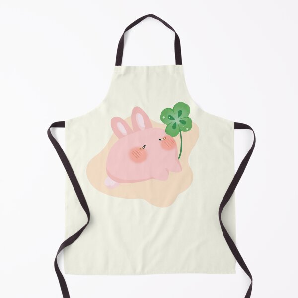 Item preview, Cute Bunny with Four Leaf Clover designed and sold by Porpor Artwork.