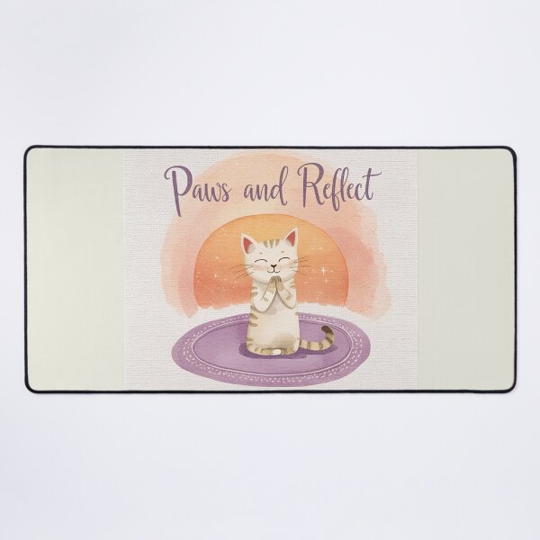 Item preview, Sunrise Zen Cat designed and sold by ChicTrendz.