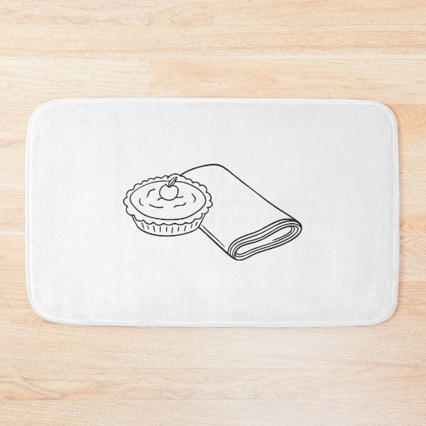 Item preview, A tart lying beside a napkin designed and sold by rasagamastore.