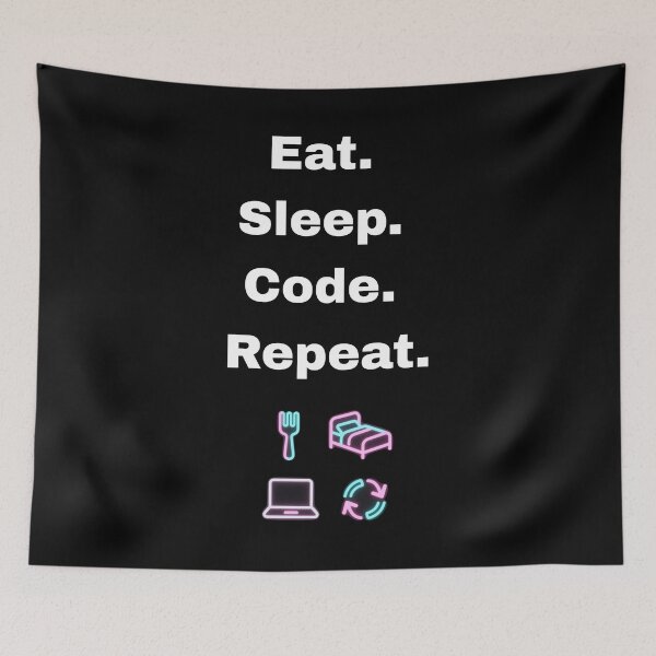 Item preview, Eat. Sleep. Code. Repeat. designed and sold by Aetheriswork.