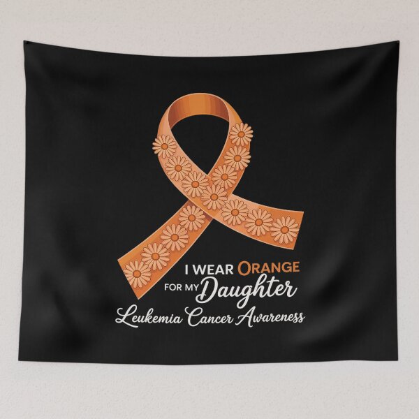 Item preview, I Wear Orange For My Daughter Leukemia Awareness designed and sold by TorjeARTStore.