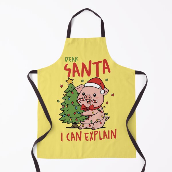 Item preview, Dear Santa I Can Explain Funny Pig Christmas designed and sold by Mariano Topno.