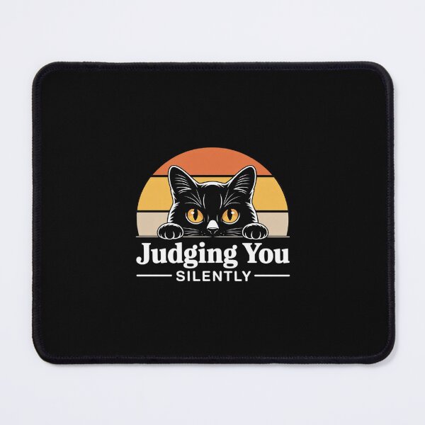 Item preview, Funny Black Cat Judging You Silently Sarcastic designed and sold by BiellaSar.