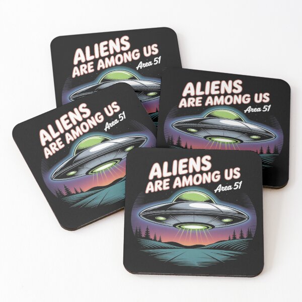 Item preview, Aliens are among us shirt area 51 designed and sold by DreamOnShirts.