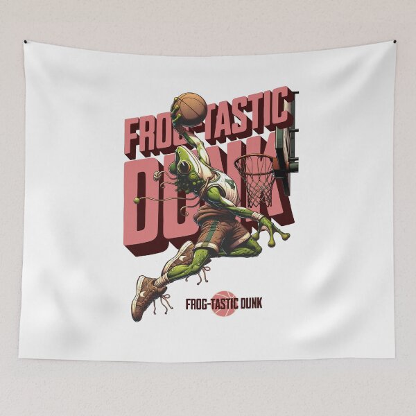 Item preview, Frog-Tastic Dunk – Slam Amphibian Style designed and sold by pixorygraphix.