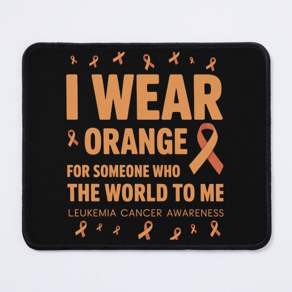 Item preview, I Wear Orange For Someone Who Meant The World To Me designed and sold by TorjeARTStore.