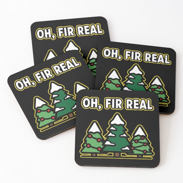 Item preview, Oh Fir Real Funny Christmas Tree Design designed and sold by graphicnew.