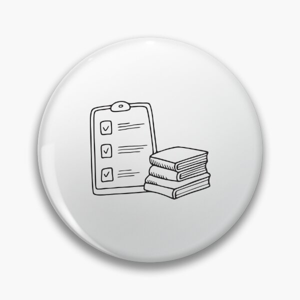 Item preview, A task chart beside a stack of books designed and sold by rasagamastore.