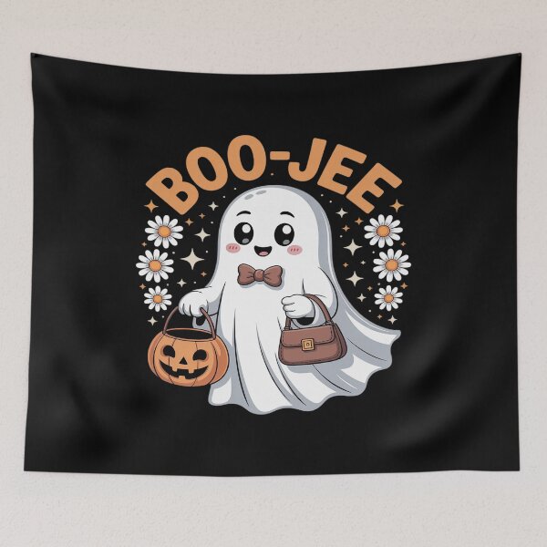 Item preview, Funny Boo-Jee Ghost Halloween Boo Jee Spooky Season Girly designed and sold by BiellaSar.