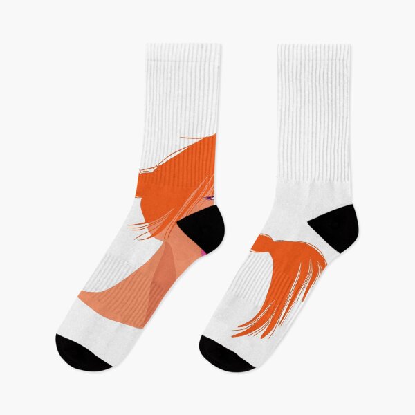 Item preview, Playful Girl with Orange Pigtails – Minimal Pop Art Style designed and sold by VectOstyle.