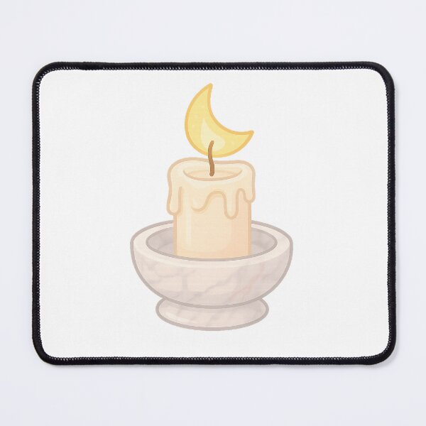 Item preview, Moonlit Candle Ritual - Luxury Witch Candle Sticker | Kawaii Manifestation Art | Soft Girl Abundance Aesthetic | Cozy Spiritual Decor designed and sold by HerDreamCodes.