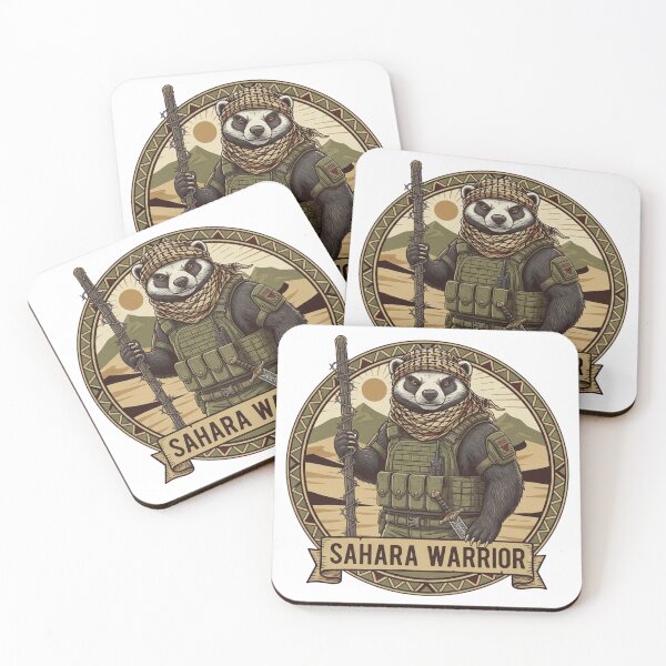 Item preview, Sahara Warrior Honey Badger - Desert Survivor Spirit Design designed and sold by EverBranz-stor.