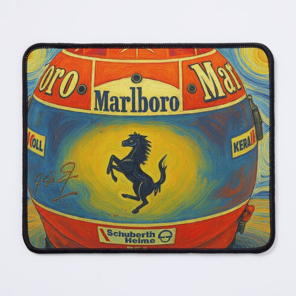 Item preview, Michael Schumacher's Legendary F1 Ferrari Helmet designed and sold by Pennello d'Oro.