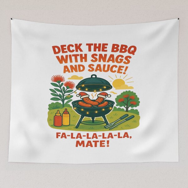 Item preview, Kiwi Christmas BBQ – Funny New Zealand Holiday  designed and sold by Globalcitytees.