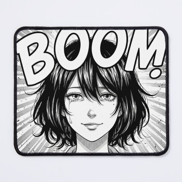 Item preview, Manga Panel Reze Close-Up BOOM designed and sold by Amelia Design.