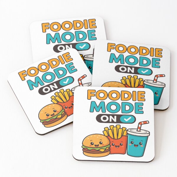 Item preview, Foodie Mode On — Cute Burger, Fries & Drink designed and sold by trendly21.