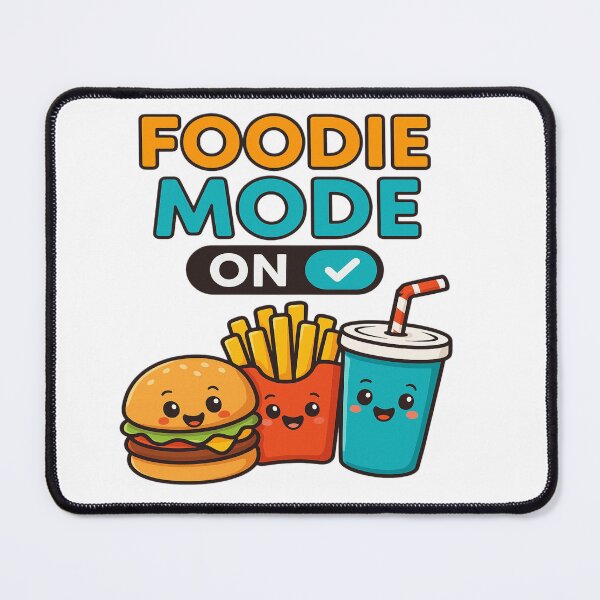 Item preview, Foodie Mode On — Cute Burger, Fries & Drink designed and sold by trendly21.