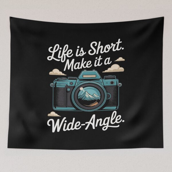 Item preview, Funny Camera Photography Make It Wide-Angle designed and sold by August4Laughs25.