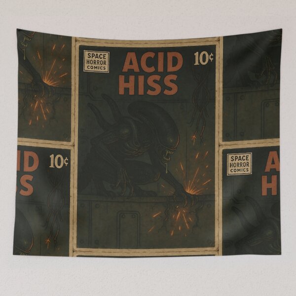 Item preview, Space Horror: Acid Hiss designed and sold by bapupa.