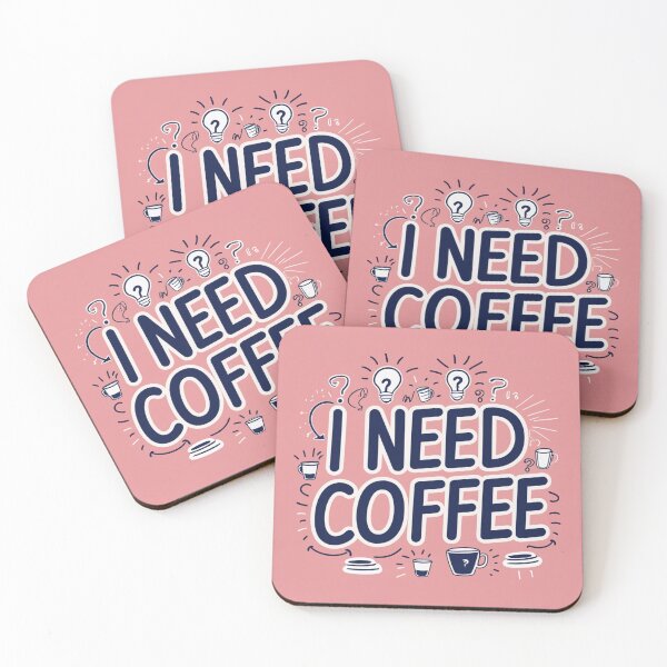 Item preview, I Need Coffee 96 designed and sold by Zeir Shop.