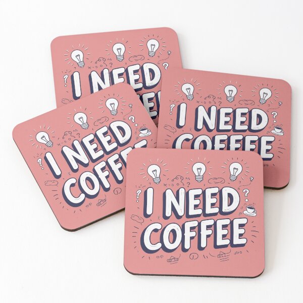 Item preview, I Need Coffee 98 designed and sold by Zeir Shop.