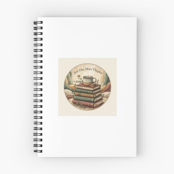 Item preview, Just One More Chapter | Books, Coffee, and Dried Flowers | Cozy Cottagecore Reading Aesthetics designed and sold by Estudio101.