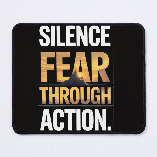Item preview, Silence Fear Through Action– Success Motivation ver. 2 designed and sold by The Breathtaking You.
