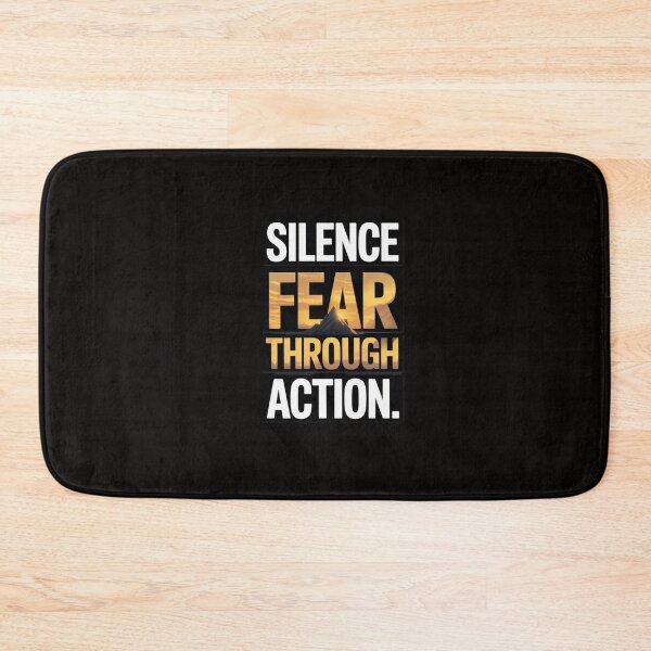 Item preview, Silence Fear Through Action– Success Motivation ver. 2 designed and sold by Your Inner Axis.